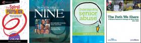 Cover images: Spiral Playbook; NS9; Understanding Senior Abuse; Natural Resource Strategy